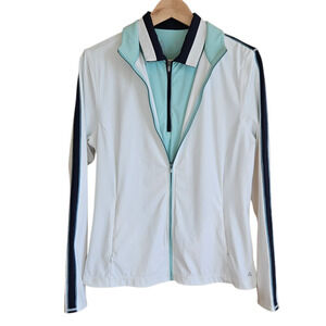 Adair Active Women’s Golf Set Jacket Polo Shirt Matching Mint Green White Large